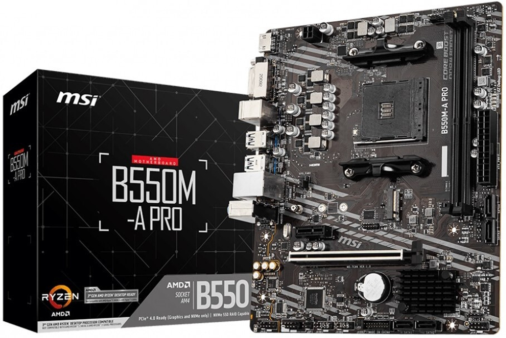 Материнская плата  MSI B550M-A PRO