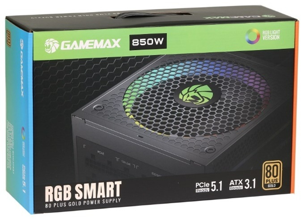 Блок питания Game Max RGB-SMART 850 PRO 850 Вт