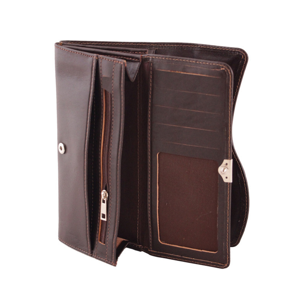 Женский подарочный набор клатч и кошелек Barez Leather натуральная кожа Иран DS68 569