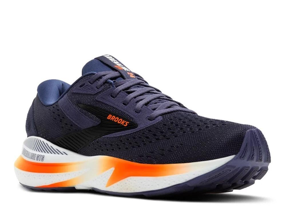 Кроссовки для бега мужские Brooks Adrenaline GTS 24 Сине-оранжевые