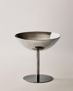 Zara Home бокал из нержавеющей стали, цвет серебристый, 12.8 см