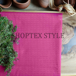 Вафельное полотно гладкокрашеное | ш.150 см | 240 г/м² | хлопок-100%