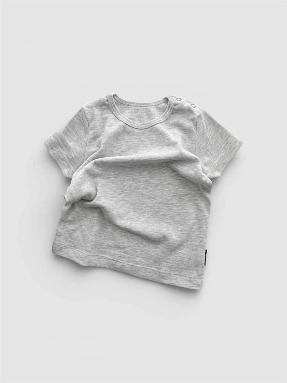 Футболка серый меланж