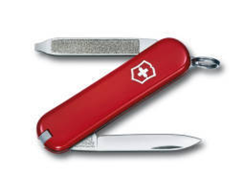 Нож-брелок Victorinox Classic Escort, 58 мм, 6 функций, красный