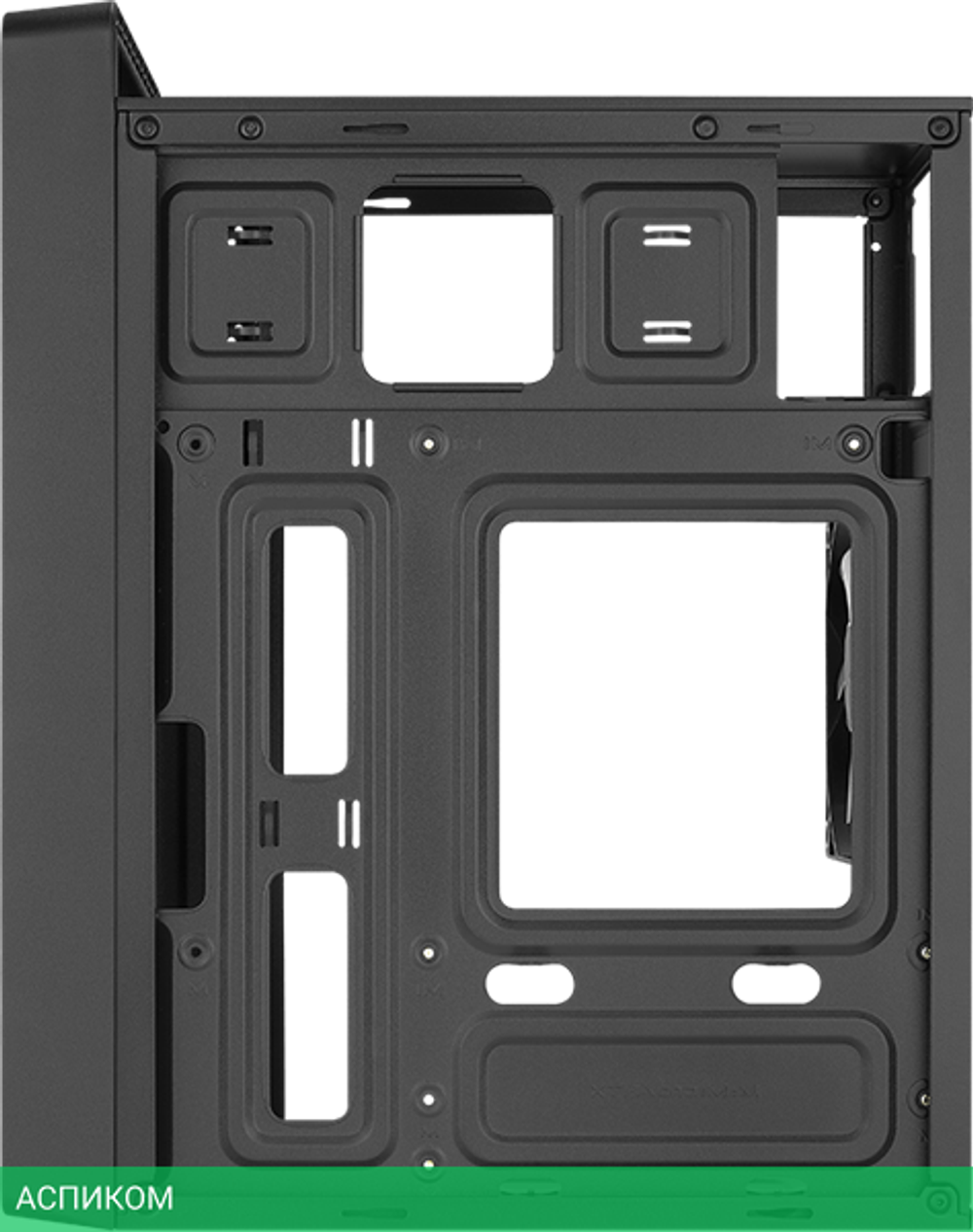 Корпус AeroCool CS-109-G-BK-v1 без БП Black (ACCS-PC17013.11)