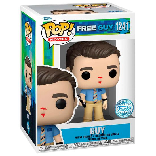Фигурка Funko POP! Movies Free Guy Guy NYCC22 (Exc) (1241) 64535 / Фигурка Фанко ПОП! по мотивам фильма "Главный герой", Парень