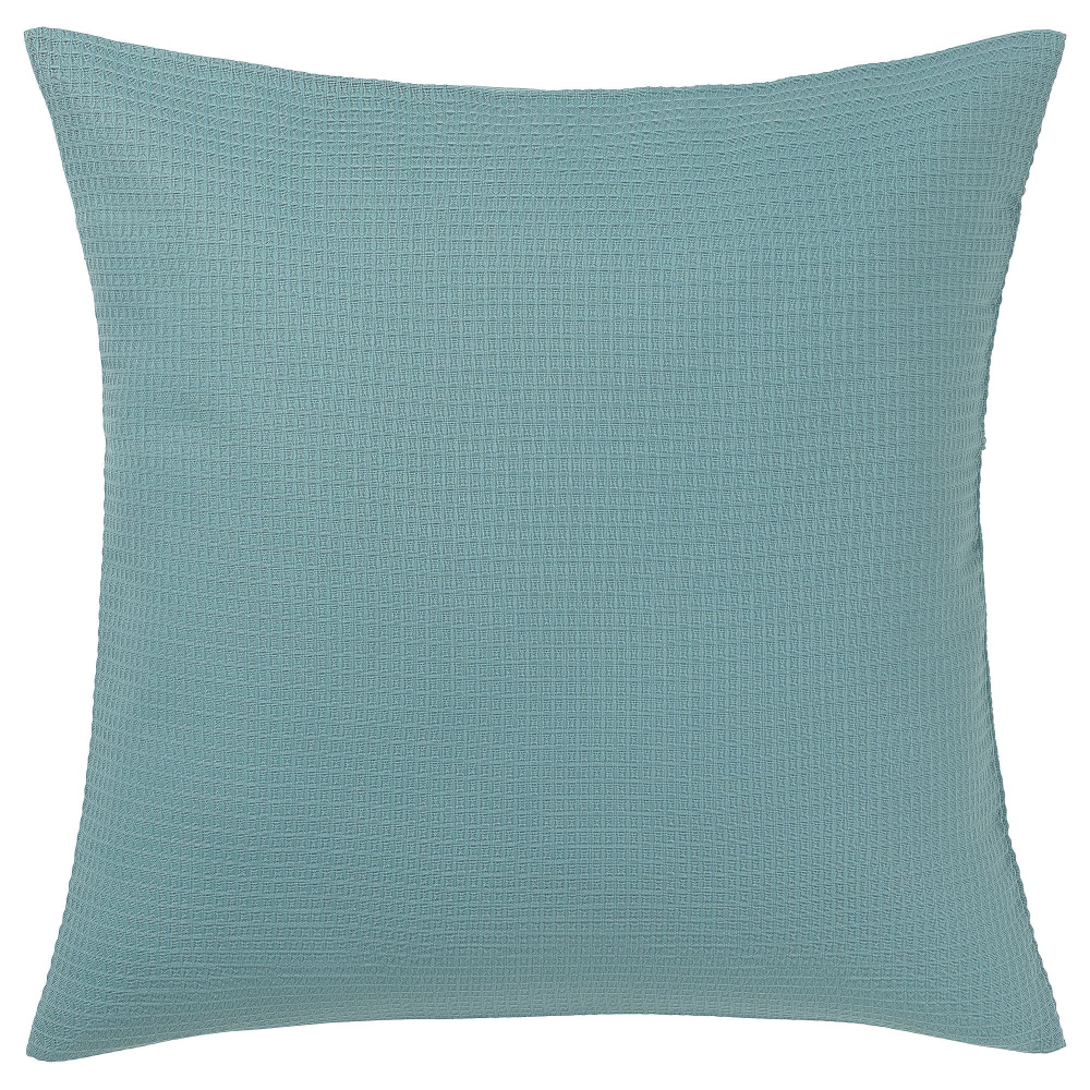 Чехол на подушку IKEA EBBATILDA (ЭББАТИЛЬДА), Бирюзовый, 50x50 см