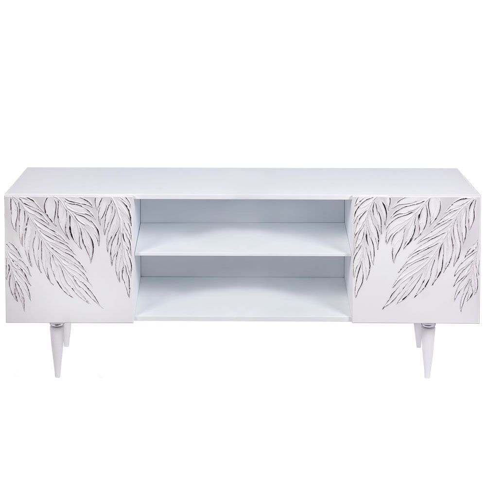 Тумба под ТВ Тропик 155см Классик Айс Сильвер