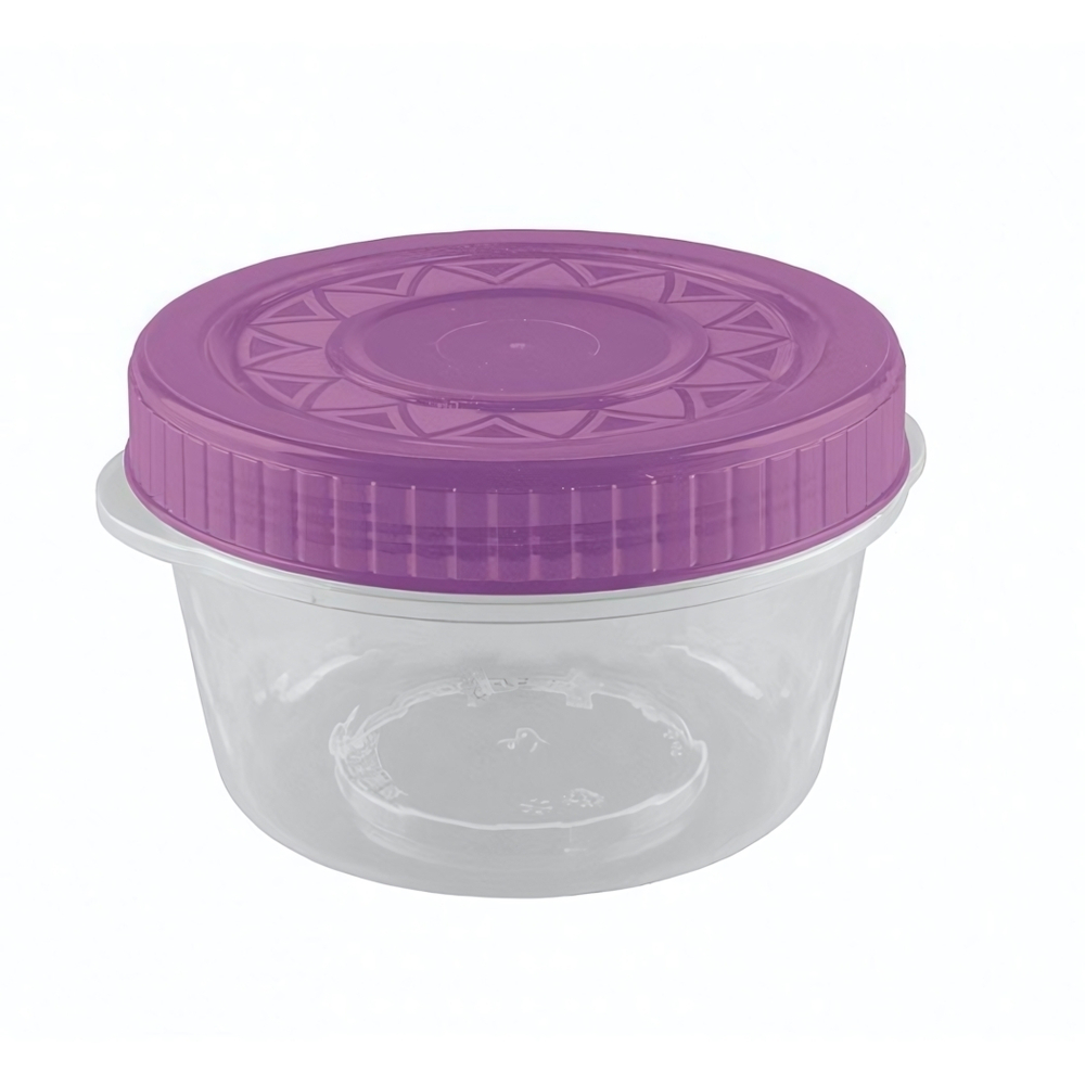 Банка с завинчивающейся крышкой "кристалл" 0,6л (микс 2)