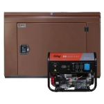 Бензиновый генератор FUBAG BS 6600 AES с кожухом Geon 1200 RAL 8017