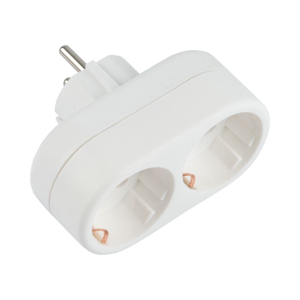 S-GES2-16O Разветвитель сетевой Uniel. количество розеток – 2. Максимальный ток 16А. Максимальная мощность нагрузки – 3500Ватт. заземление. упаковка – пакет