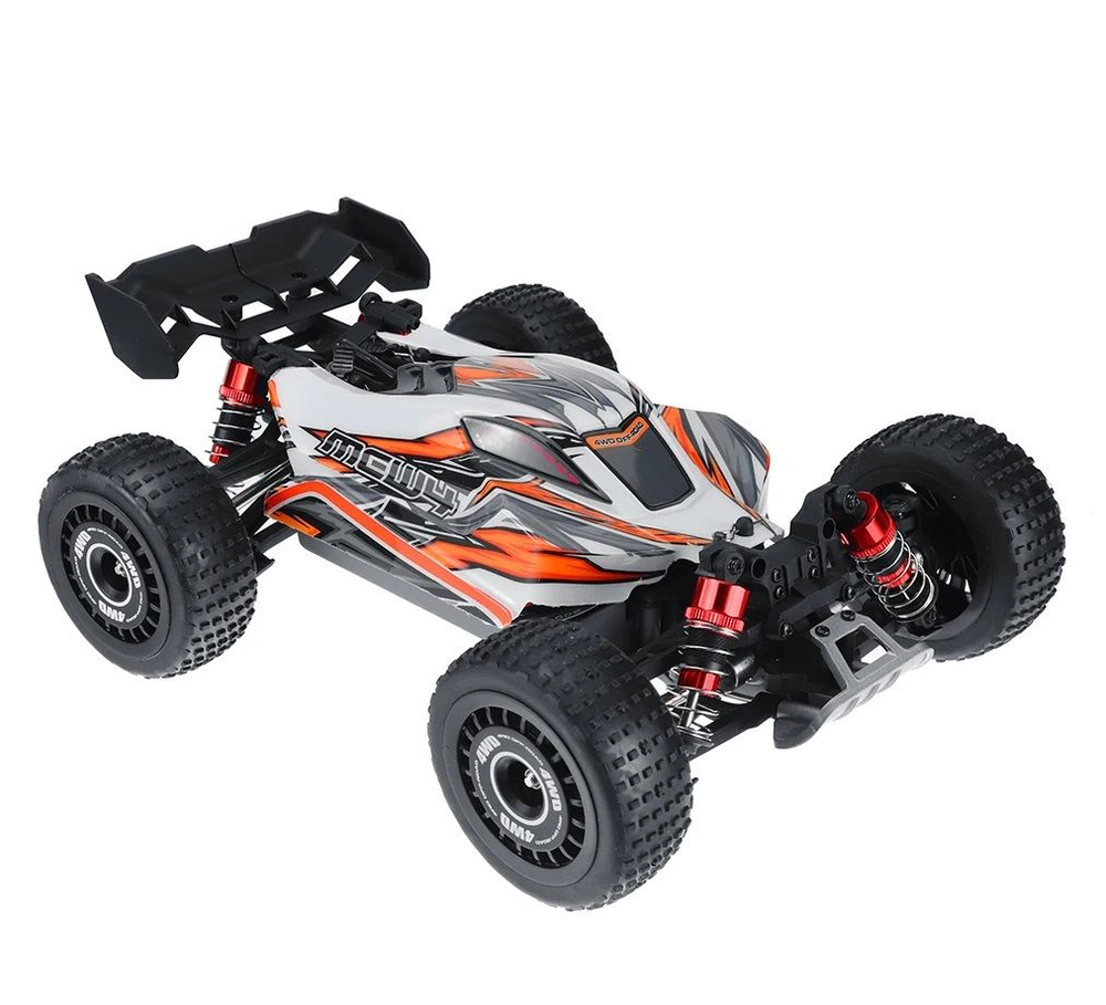 Радиоуправляемая багги MJX Hyper Go 4WD Brushless MEW4 Truck 1:16 - MJX-M162 , комплект раллийных колес в подарок