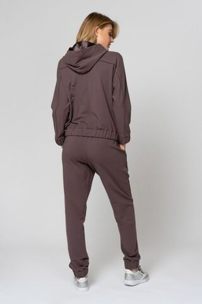 Практичный костюм из смесовой ткани (Размер: XS) (Цвет: коричневый)