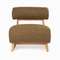 Лаунж-кресло Mortise коричневое