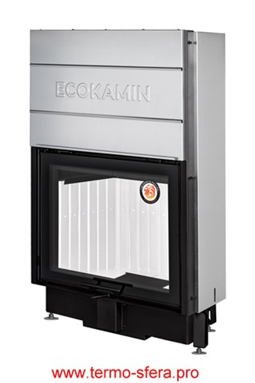 Каминная топка Экокамин ВЕГА 800 P подовое горение принтинг