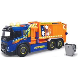 Dickie SOS - VOLVO большой мусоровоз 56 см свет и звук 3749037 / артикул   3749037  / GTIN 4006333089169
