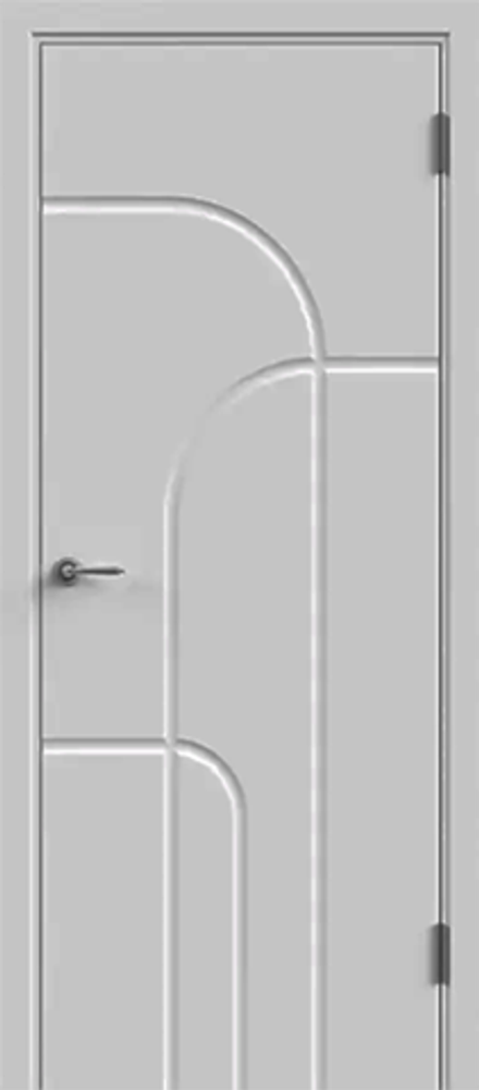 Межкомнатная дверь Velldoris Metro 2 PG Эмаль светло-серая
