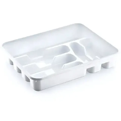 Лоток для столовых приборов. белыйшт