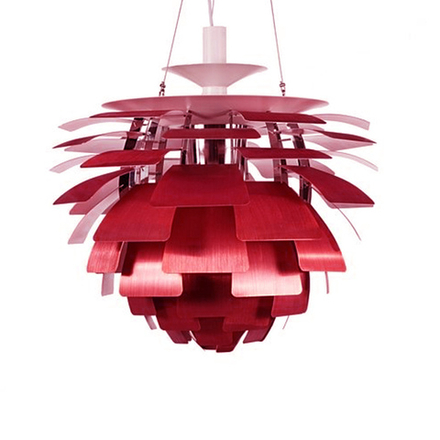 Pendant design lamp PH Artichok by Louis Poulse D60 (Red)