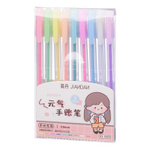 Ручка гелевая, Jiandan, цветные чернила, серия "Candy", 9 шт