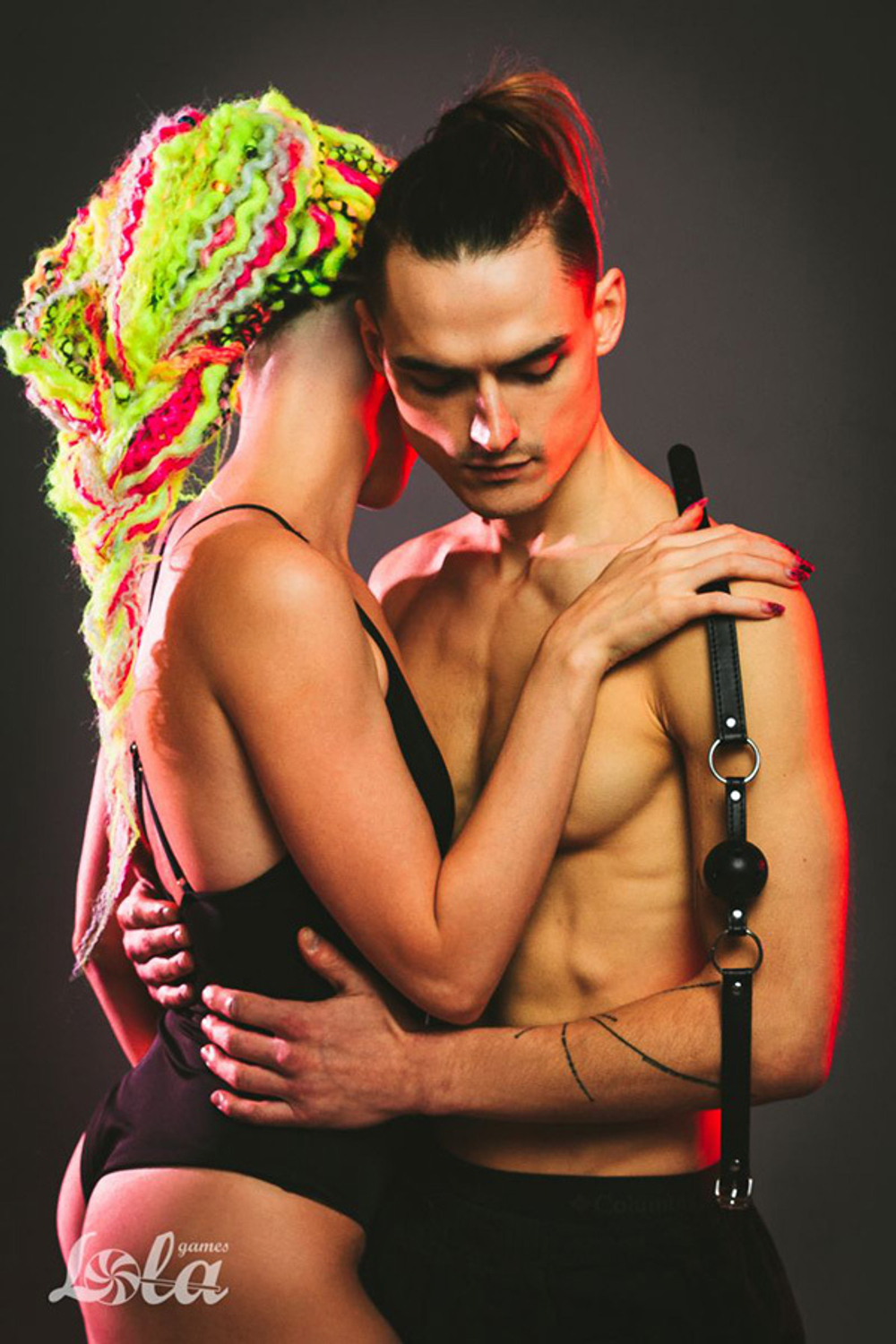 Черный кляп-шарик 4,5см Lola Games Party Hard Love Spell 1144-01lola