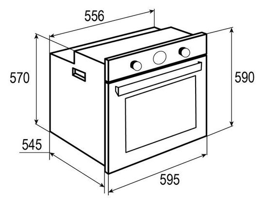 Электрический духовой шкаф Zigmund & Shtain EN 119.622 X