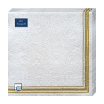 Салфетки бумажные Bouquet Рамка золотая Барокко 16шт 33х33см 3-слойные