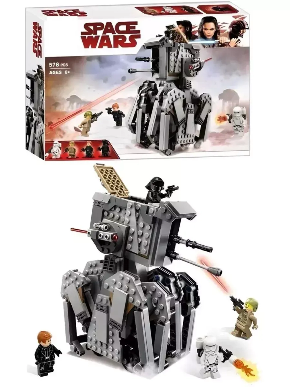 Конструктор Тяжелый разведывательный шагоход 578 деталей