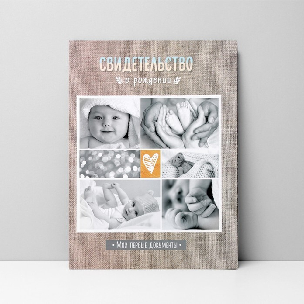 3511757 Папка для свидетельства о рождении «Мои первые документы», А4