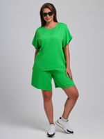 Блузка Летний драйв-4 Виотекс ЯРКО-ЗЕЛЁНЫЙ