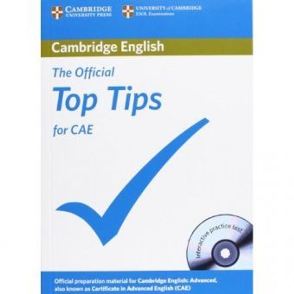The Official Top Tips for CAE (Second Edition) Paperback with CD-ROM