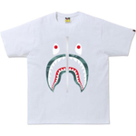A Bathing Ape Color Camo Shark Tee белый