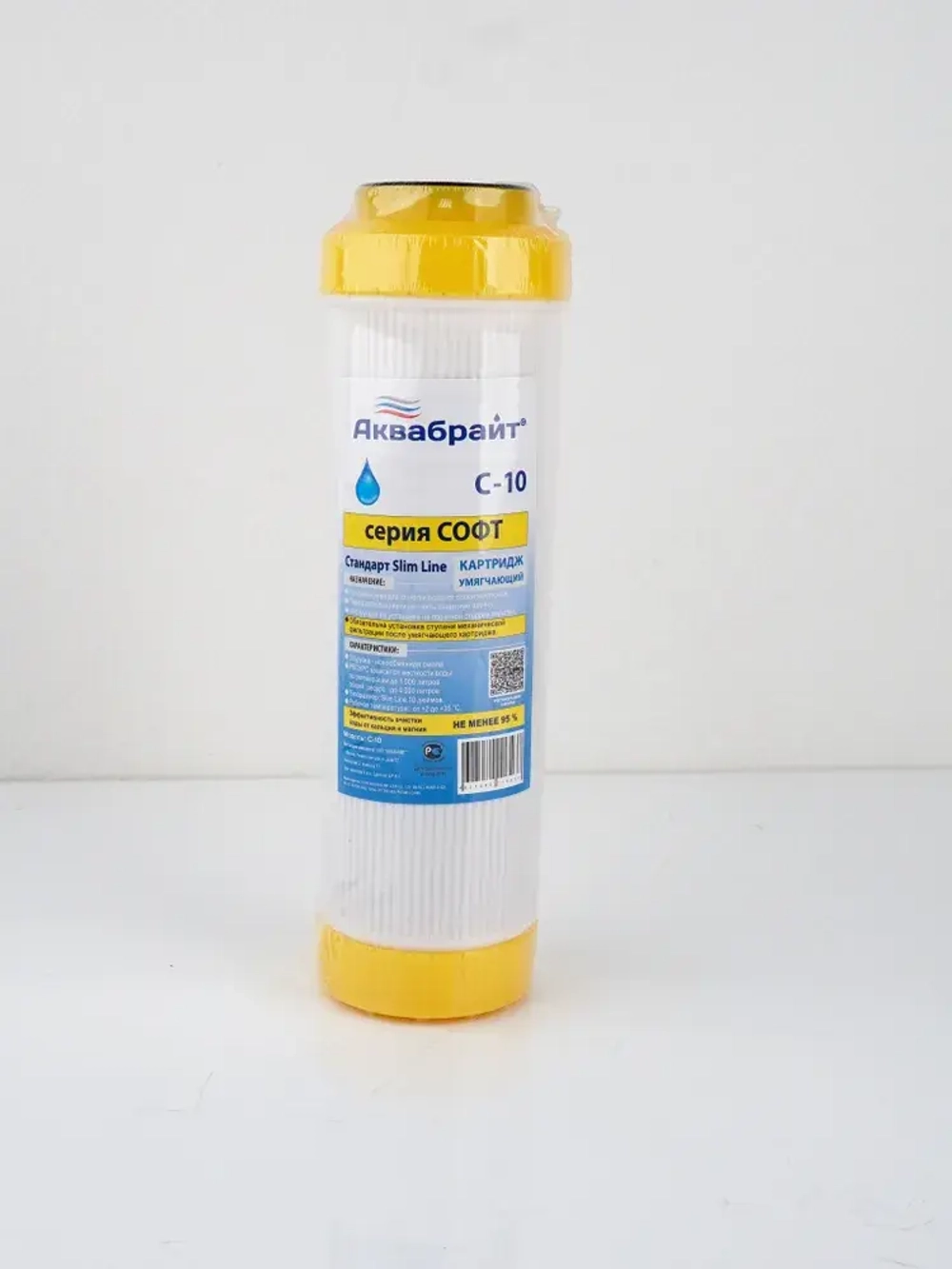 Картридж для умягчения воды Аквабрайт С-10