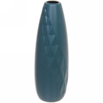 Ваза из пластика «Marlen-Сеона» 0,4л 21,3*5,5*3,4см цвет морская волна