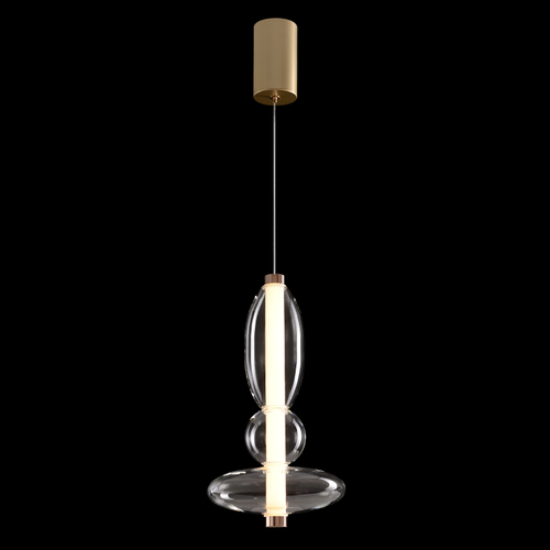 Светильник подвесной Crystal Lux QUASAR SP10W LED TRANSPARENT