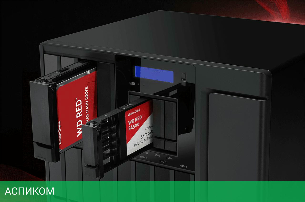 SSD диск WD SA500 NAS 3D 500ГБ (WDS500G1R0A)