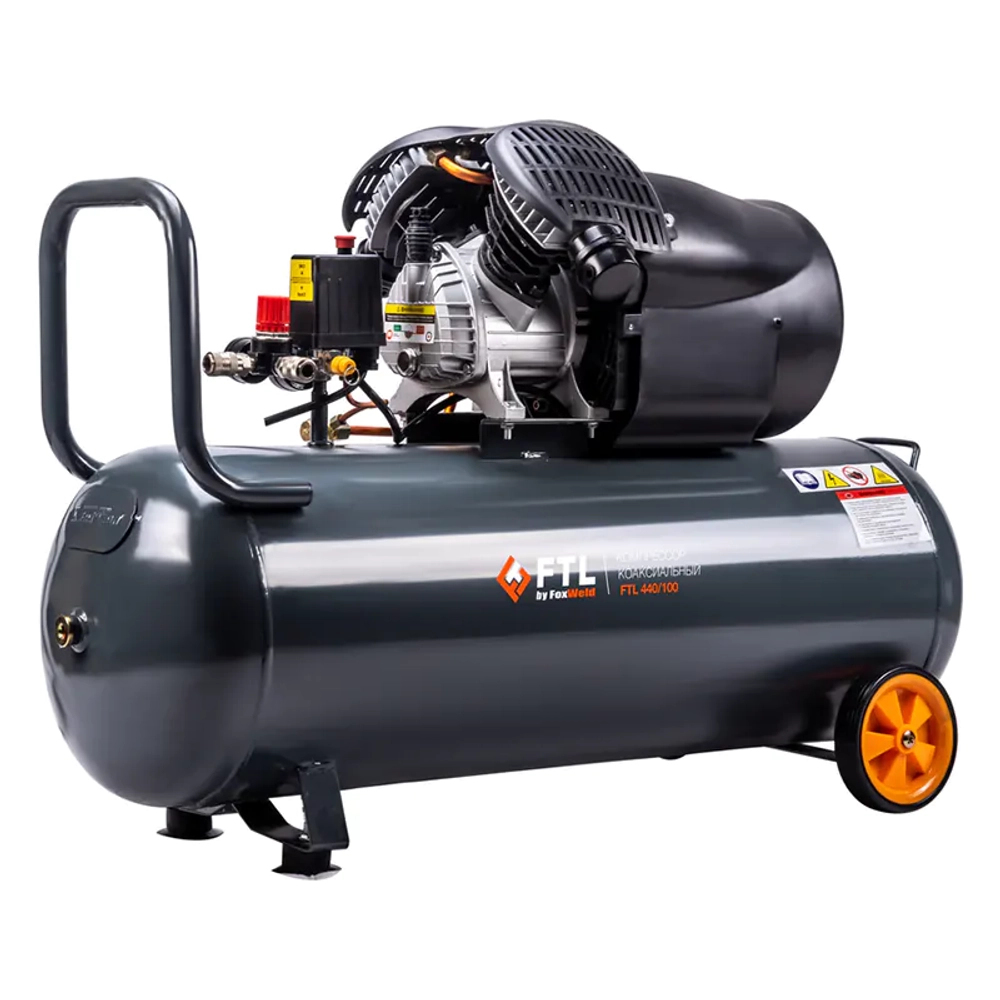 FoxWeld FTL 440/100 компрессор коаксиальный масляный 9010