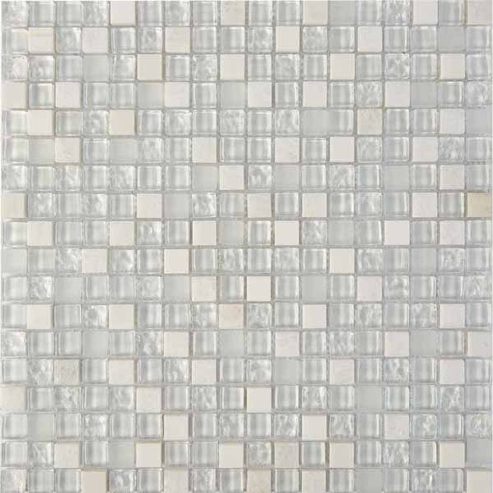 Мозаика PIX715 из мрамора и стекла (15x15)