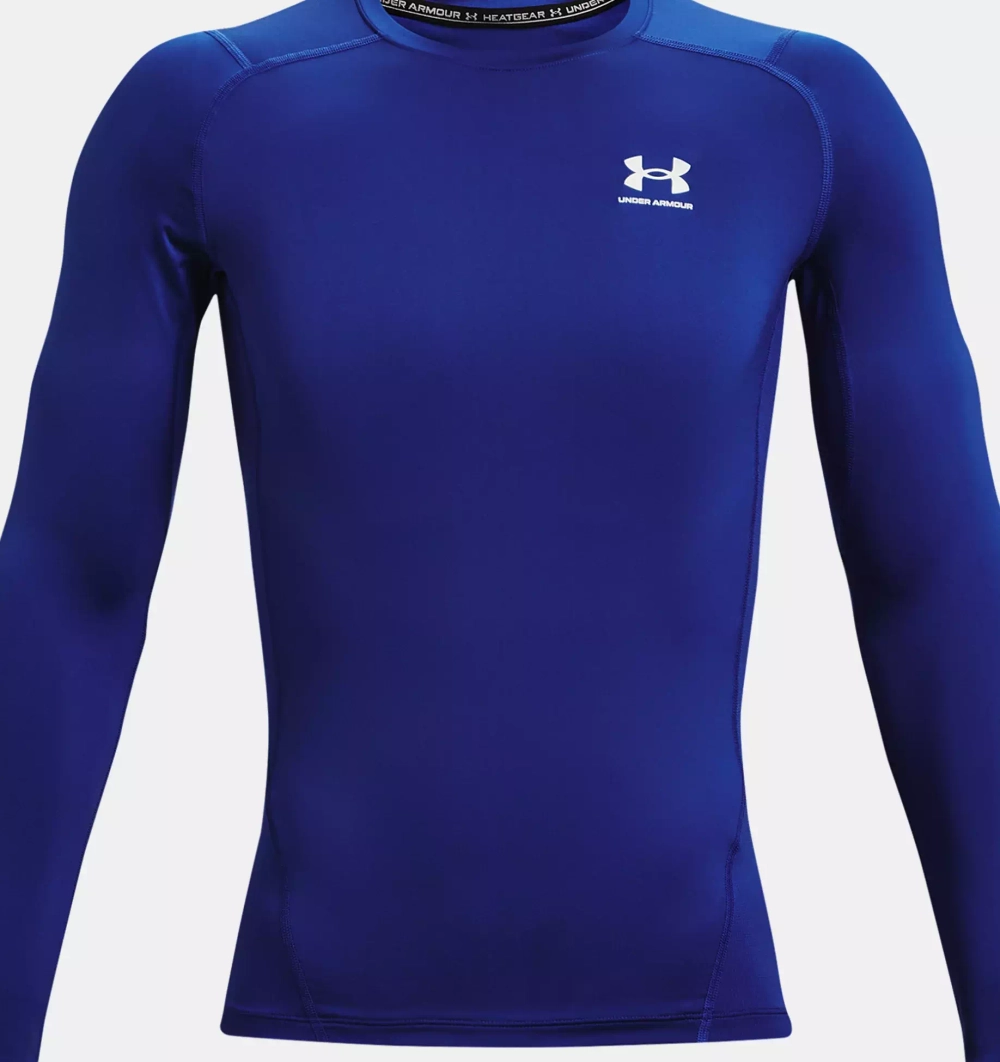 Рашгард мужской Under Armour UA HG Armour Comp LS-BLU