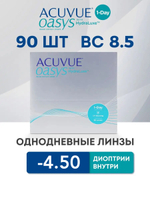 Однодневные контактные линзы Acuvue Oasys 1-Day (уп. 90 линз)
