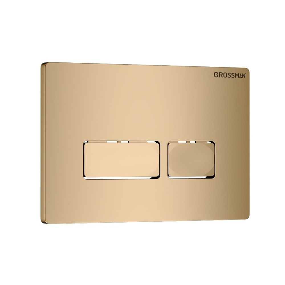 Клавиша смыва Grossman Pragma 700.K31.03.310.310 золото матовый,1 место