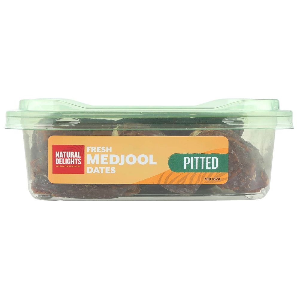 Natural Delights, Свежие финики Medjool, без косточек, 340 г (12 унций)