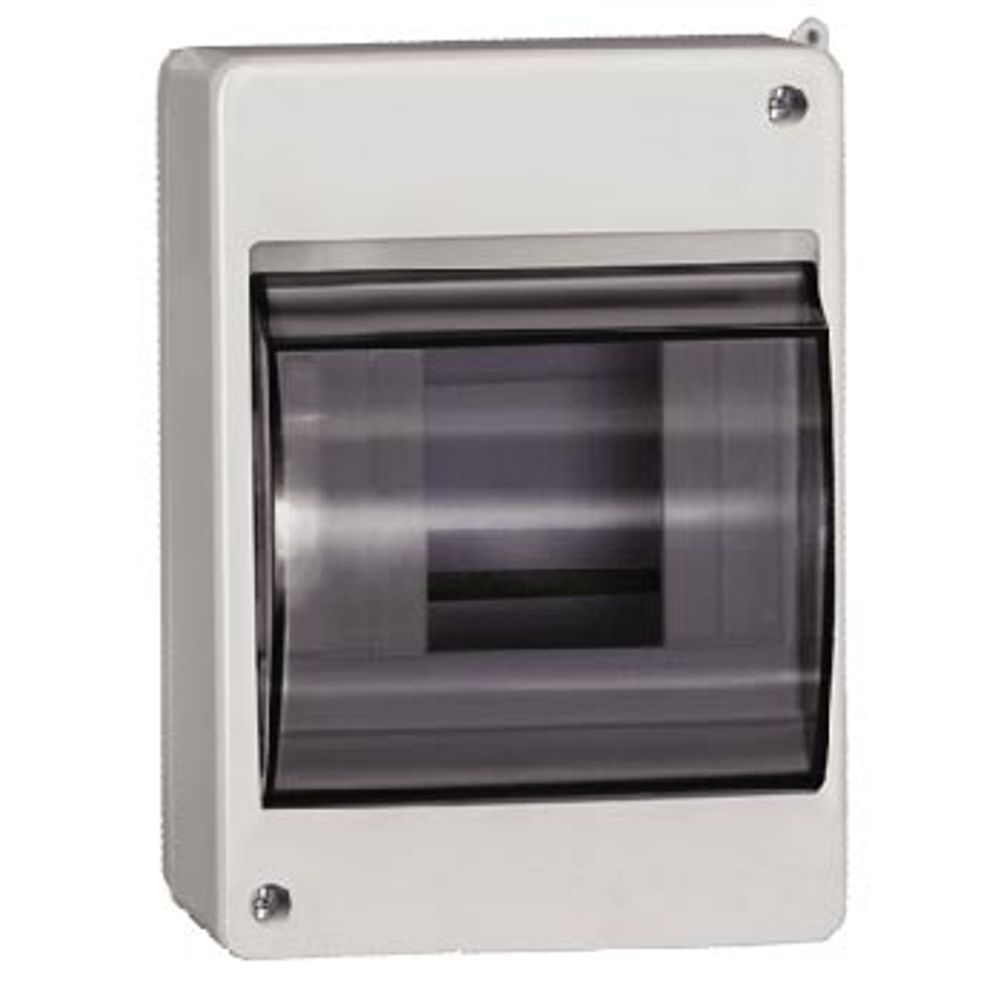 БОКС IEK ЩРН-П-4 IMKP42-04-30-12 для 4 автоматов открытая установка с прозрачной крышкой