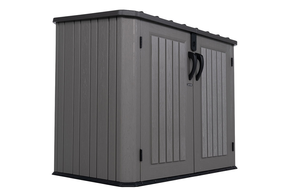 Ящик пластиковый Lifetime WoodLook, 1380 л, серый