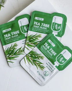 Глиняная маска для лица с маслом чайного дерева