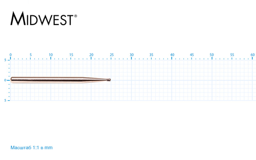 Бор твердосплавный Midwest - 302 FGOS 1