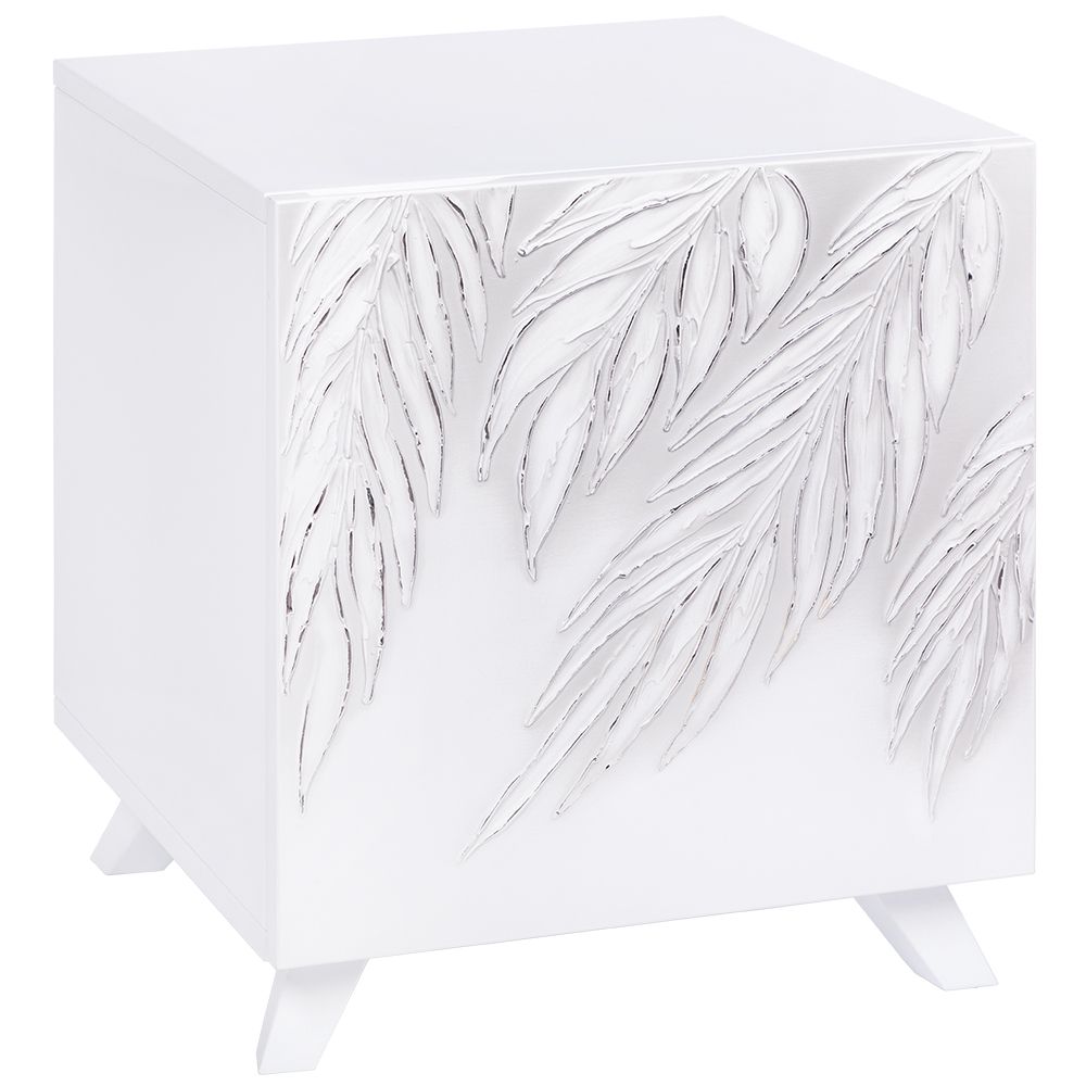 Тумба прикроватная Тропик Сканди Айс Сильвер правая