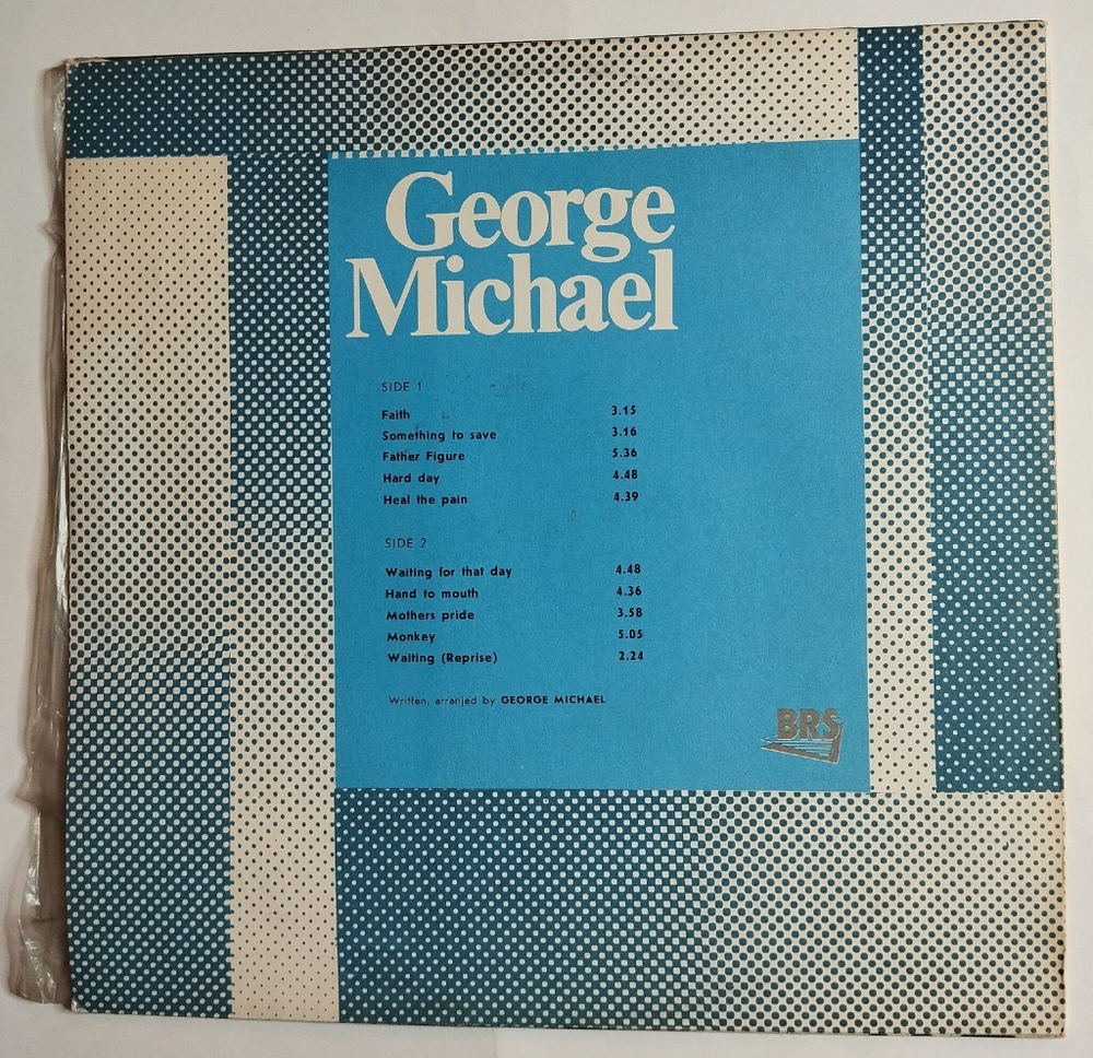 Винтажная виниловая пластинка LP George Michael 1 (Россия 1993)