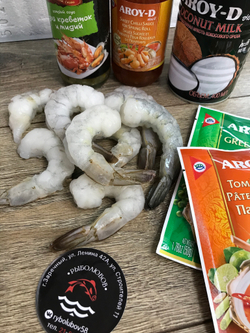 Креветка очищенная на хвосте ваннамей сыромороженная 21/25