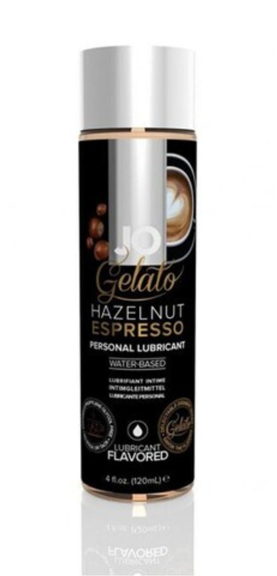 Вкусовой лубрикант на водной основе JO Gelato Hazelnut Espresso (эспрессо с лесным орехом) 120 мл